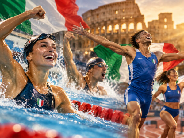 L’ITALIA SI VESTE D’ORO: NUOTO E ATLETICA.