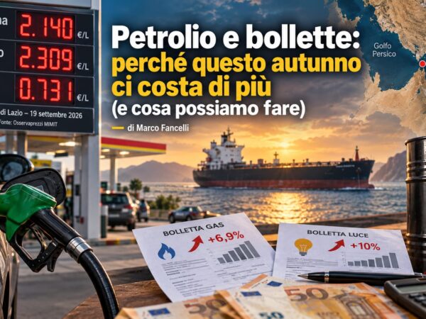 Petrolio e bollette: perché questo autunno ci costa di più (e cosa possiamo fare)